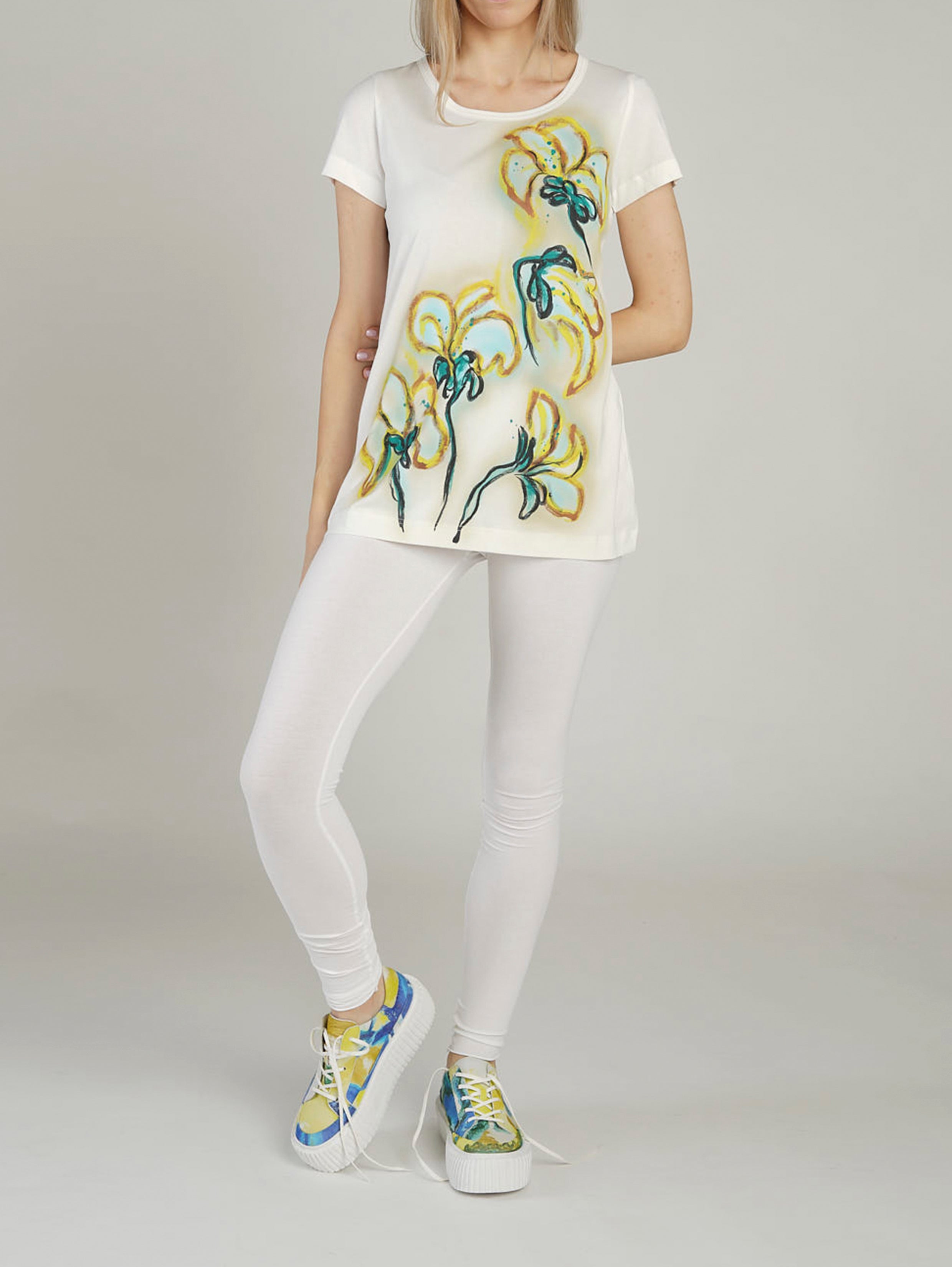 Rundholz tshirt hand painted