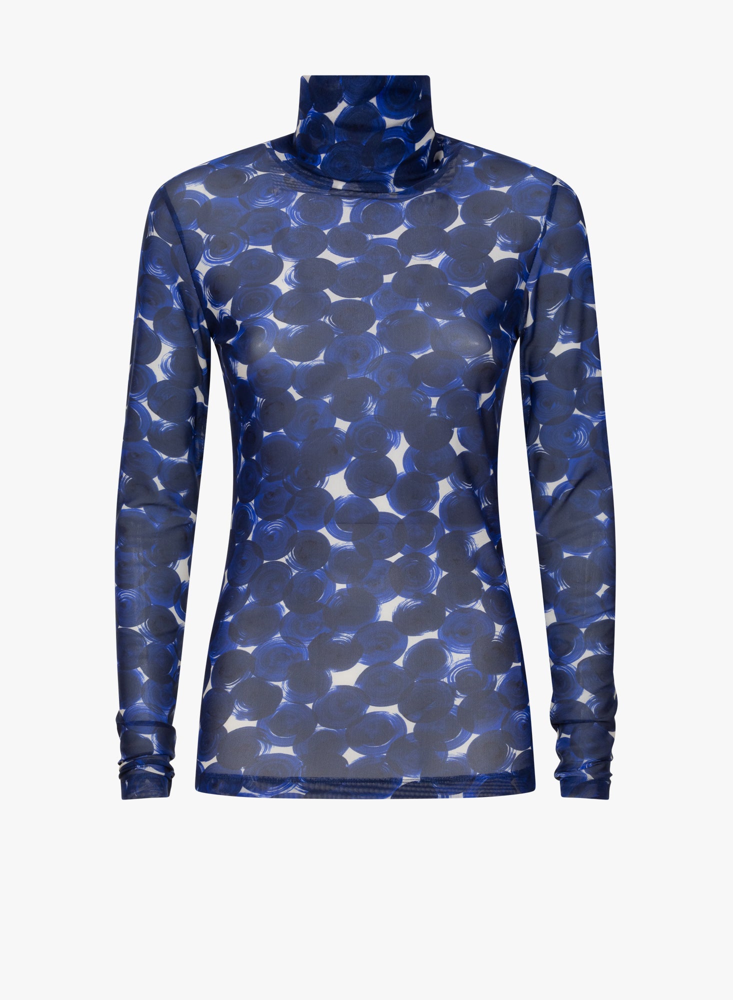 top neck blue