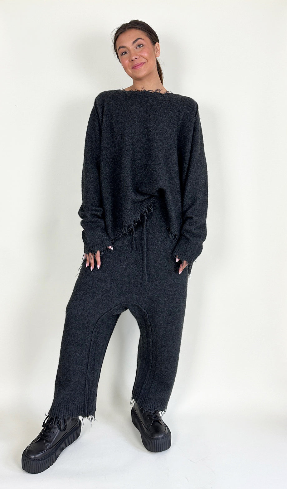 Rundholz broek Slate