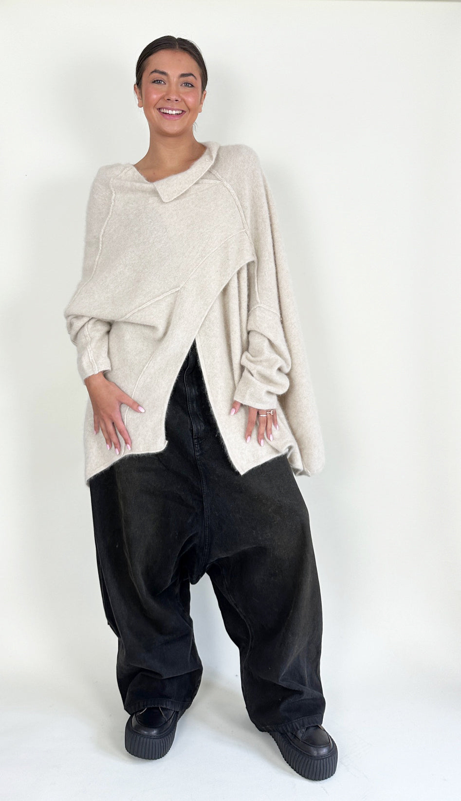 Rundholz trui bone mel