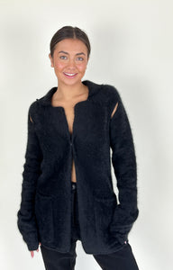 Rundholz vest black