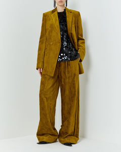 Christian Wijnants jacket Jordi golden velour