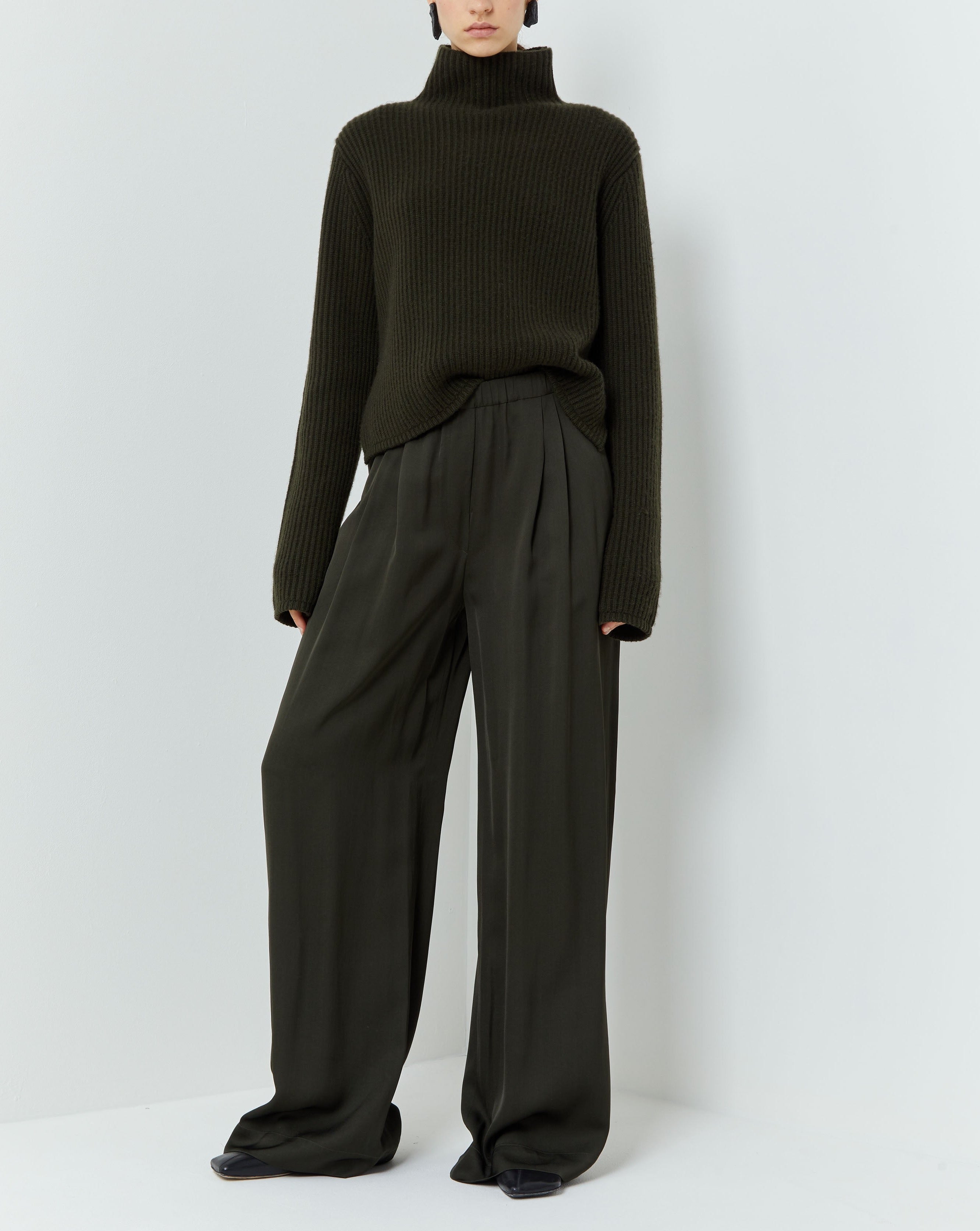 Christian Wijnants broek Pisha mud green