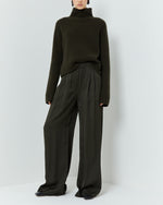 Afbeelding in Gallery-weergave laden, Christian Wijnants broek Pisha mud green
