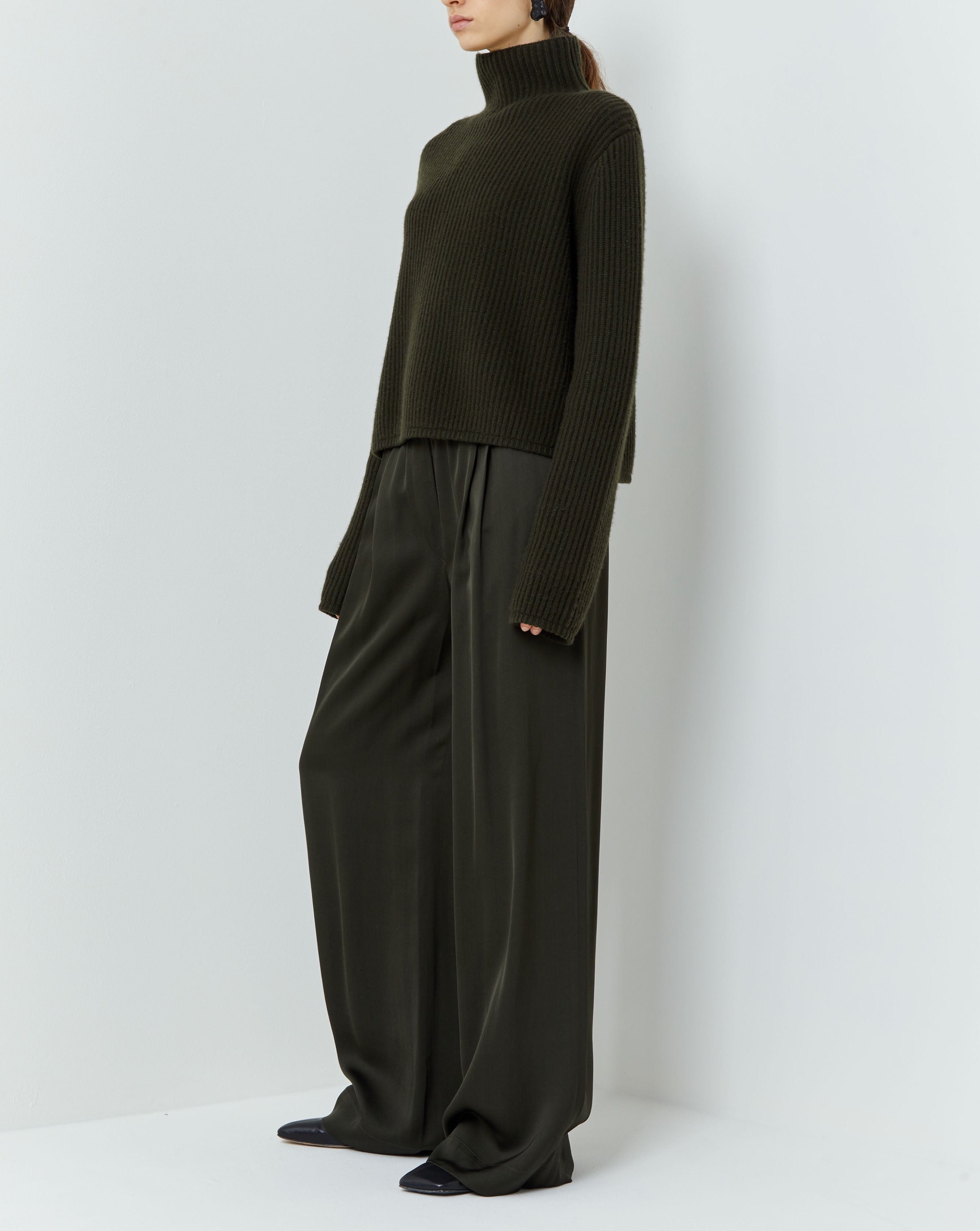 Christian Wijnants broek Pisha mud green
