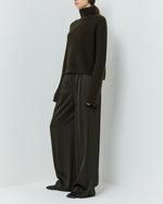 Afbeelding in Gallery-weergave laden, Christian Wijnants broek Pisha mud green
