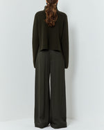 Afbeelding in Gallery-weergave laden, Christian Wijnants broek Pisha mud green
