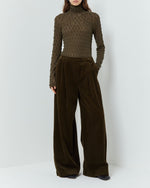 Afbeelding in Gallery-weergave laden, Christian Wijnants broek - olive moss
