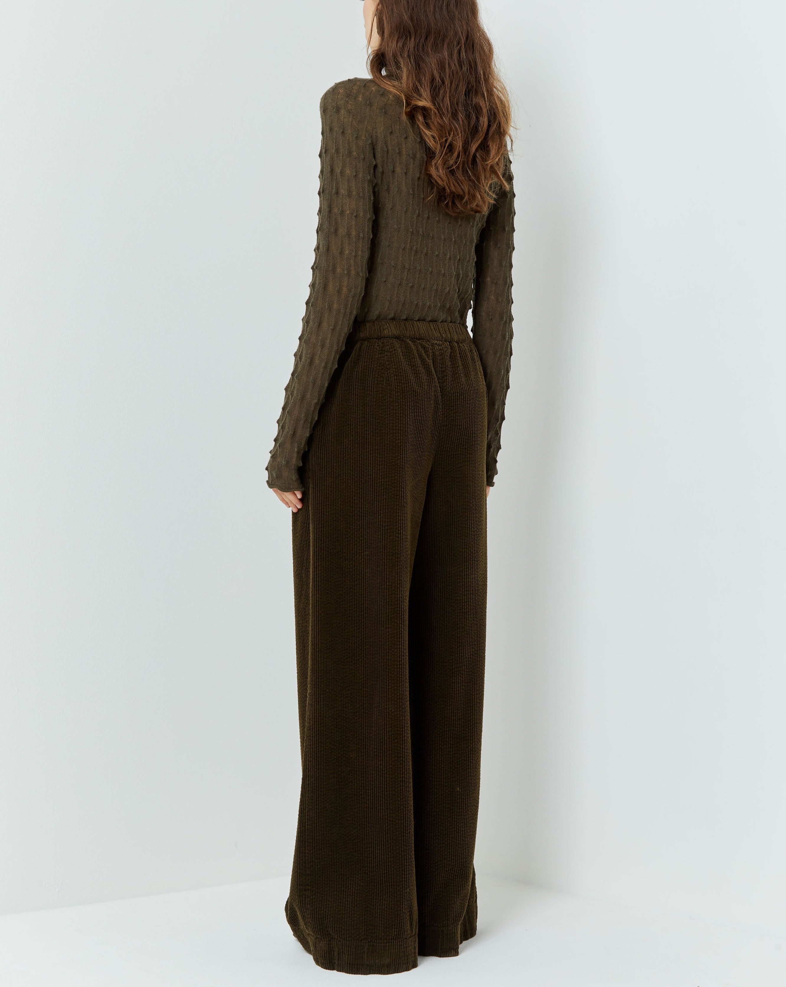 Christian Wijnants broek - olive moss