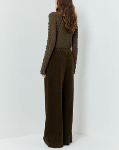 Christian Wijnants broek - olive moss
