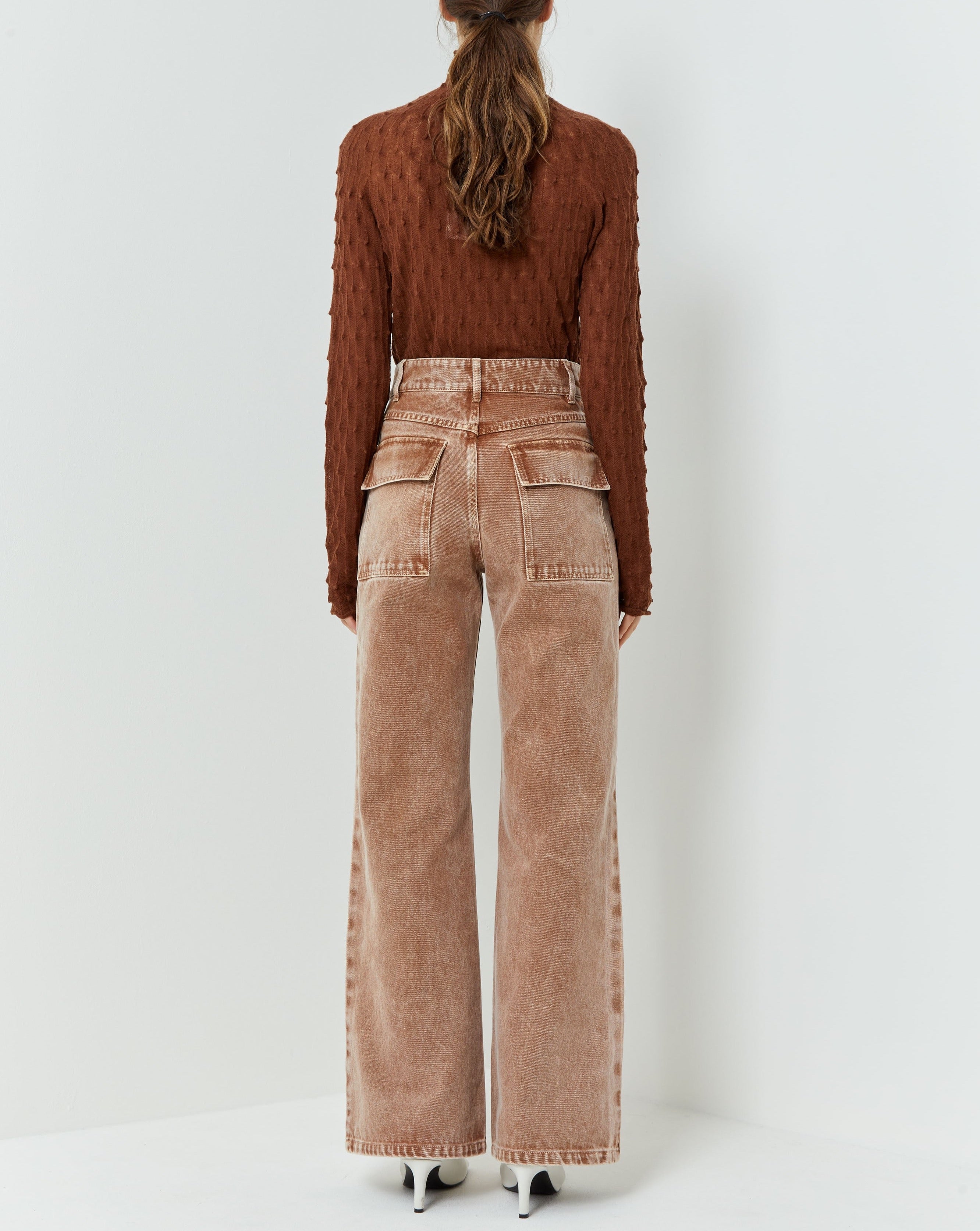 Christian Wijnants denim Presca brick denim